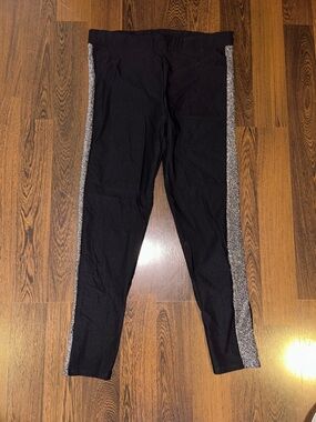 Black pants with Silver Side glitter